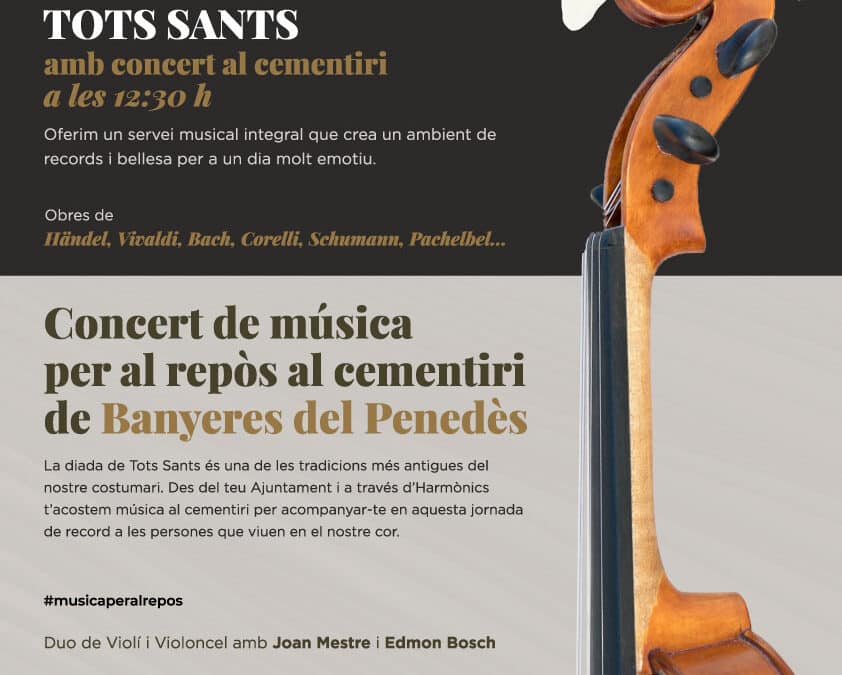 Concert Tots Sants a Banyeres del Penedès 2023
